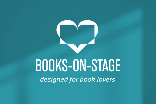 Logodesign für books-on-stage I gographics – Grafikbüro für Branding. Print. Web.